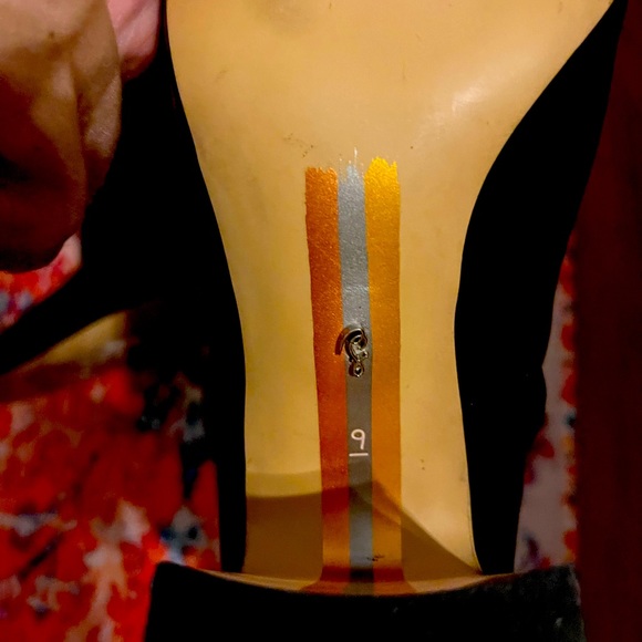 Sam Elderman black fawn leather booties block heel size 9 new never worn - Picture 7 of 8